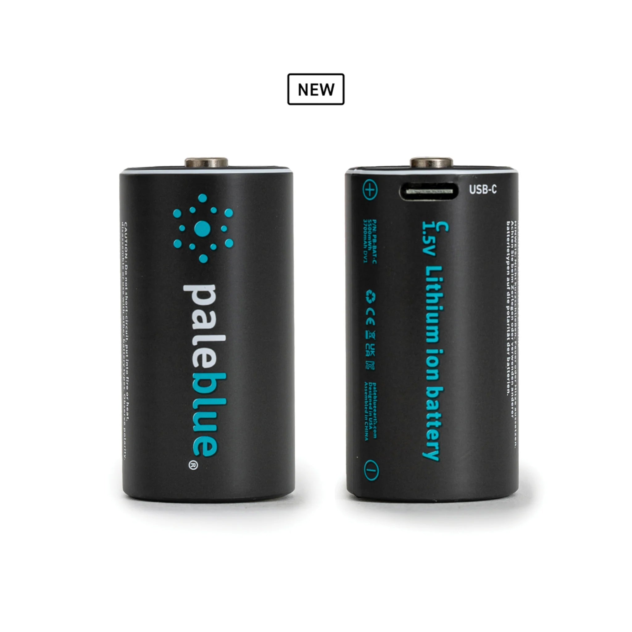 C USB-C Rechargeable Batteries 2 Pack
